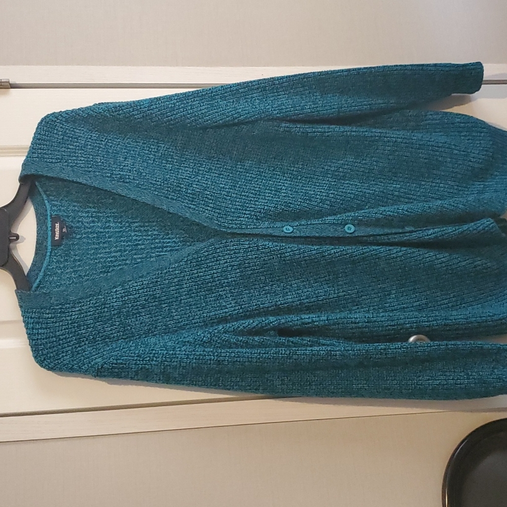 Button up long cardian sweater